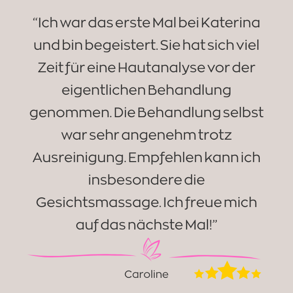 5-Sterne-Kundenbewertung bei Zauberhaft Kosmetik – Feedback 6
