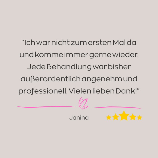 5-Sterne-Kundenbewertung bei Zauberhaft Kosmetik – Feedback 3